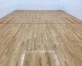 Several racquet ball floors to choose from. Buyer take what they need. 