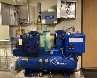 Quincy 3 Phase compressor (upstairs)