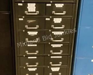 Multiple drawered storage cabinets