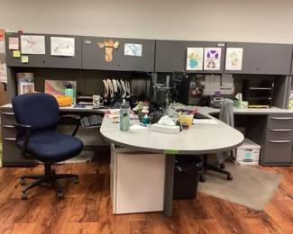 Variety of office desks
