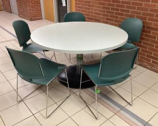 Tables & Chairs throughout building (several lots available)