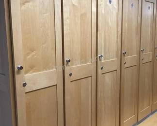 Lockers throughout building (several lots and sizes available)