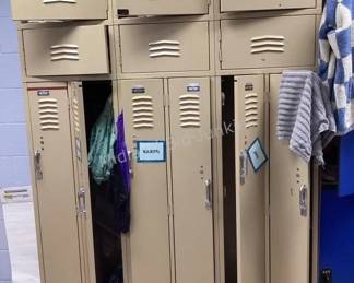 Variety of locker combinations