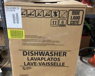 New Frigidaire dishwasher