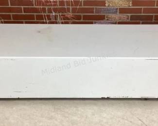 Mid Century Modern fiberglass bench