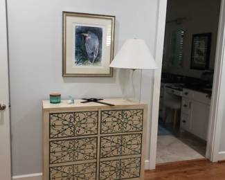 2 Drawer/2 Door Painted Cabinet