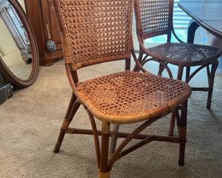  Palecek cane chairs