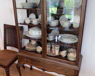 Queen Anne China cabinet 