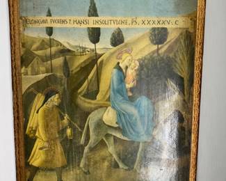 “Flight into Egypt” by Fra Angelico