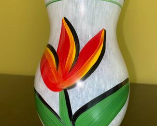 Red Tulip base by Kosta Boda