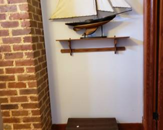 Ship Model & Metal Trunk