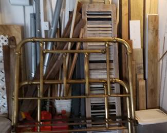 Brass Bed & Garage Items