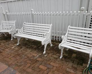 Wooden & Metal Benches