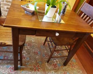 Table & Chairs with Drawer