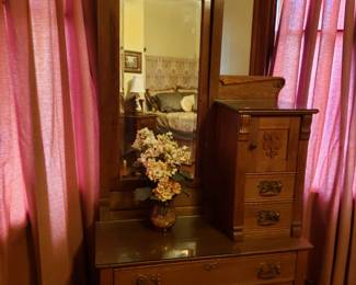 Victorian Chest with Mirror