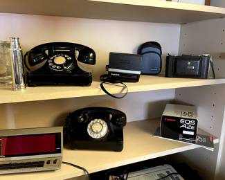 rotary phone, Polaroid Sun 600, Kodak, Kodak Easy Share