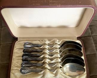 Lawrence L. Moore sterling silver spoons. C. 1890