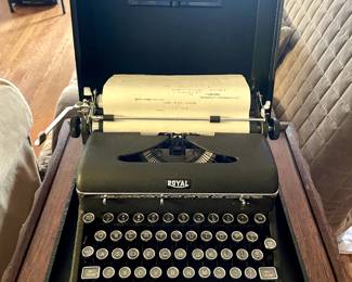 Royal Aristocrat typewriter