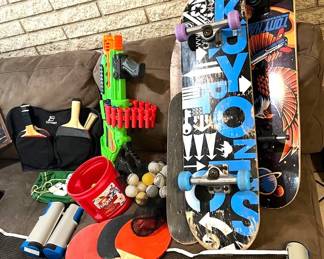 Outdoor Toys And Ping Pong