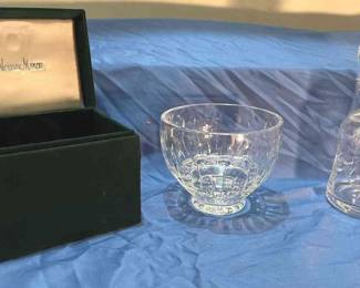 Neiman Marcus Bowl Bedside Carafe