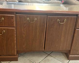 Credenza With Glass Top