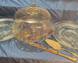 Pedestal Cake Plate Cover Plus More