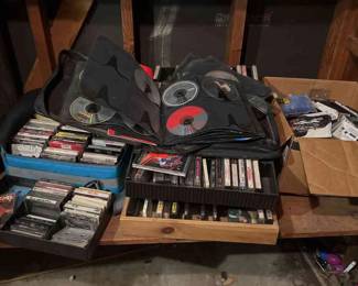 Miscellaneous 80s CDs Tapes