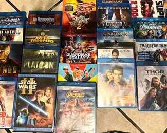 Blu Rays DVD Action Movies
