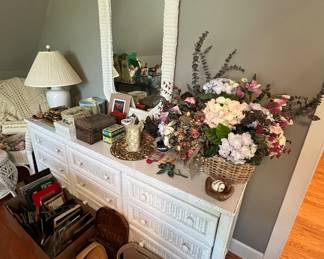 The wicker dresser that matches the other two shelving units.  Again, in near perfect condition.  Gorgeous.