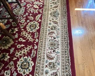 Rugs of all shapes and sizes throughout the home.