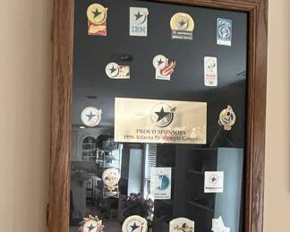 Pins of 1996 sponsors of Atlanta Paralympic Games