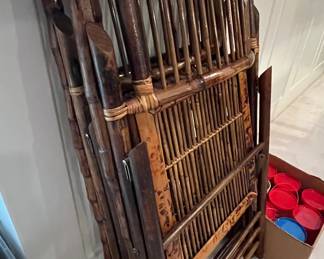 These fold up for easy storage.