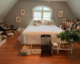 Wrought iron King sized bed