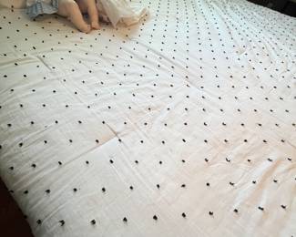 Beautiful bedding sold separately.