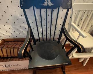 Vintage Child's Rocking Chair.