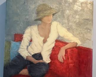 Framed Erica Hopper "Fifties with a Point of View" artwork