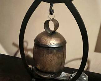 Vintage Chinese style brass bell