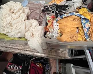 Scarves are in abundance