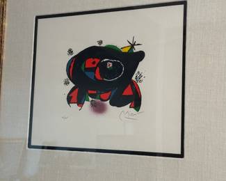 pencil signed Miro "Revolution II"