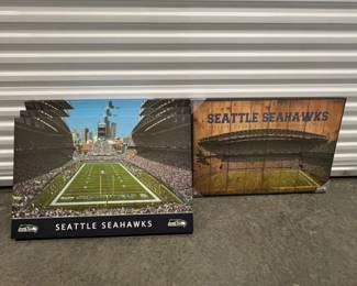(5) Seattle Seahawk Canvas & Panel Art Prints