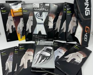 Large Lot of NIB Left Hand Nike Golf Gloves +