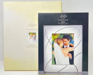 NIB Lenox American by Design True Love & Adorn Silverplate Photo Frames