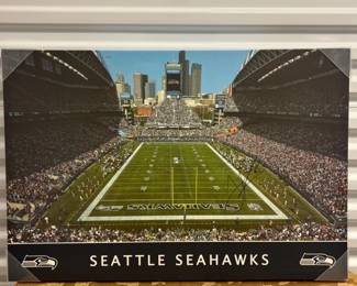 Autographed Seattle Seahawks Art Print - #18
