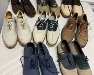 New & Gently Used Men's Oxford Style Shoes - Sz 9 - 10