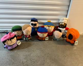 Vintage 2000 South Park Plushies