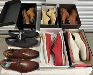 Men's Dress Shoes - Sz 9-11 - Calvin Klein, Perry Ellis, Rockport +