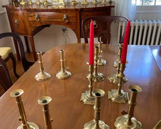 More examples of antique candlesticks
