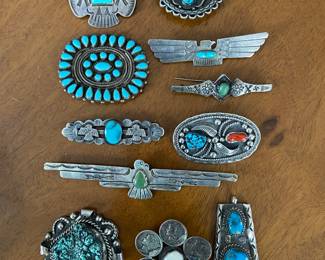 South Western Native American Pins