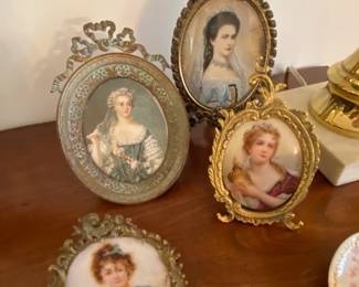 More Miniature paintings on porcelain