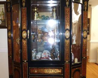 Oriental influence  3 Piece Display Cabinet